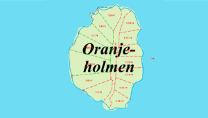 karta över Oranjeholmen