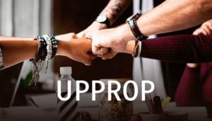 Upprop förenande händer