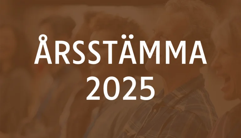 Årsstämma lördag 8 mars 2025