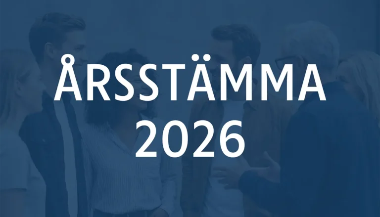 Årsstämma lördag 21 mars 2026